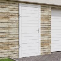 Входные, гаражные двери «УЛЬТРА» белые Дорхан