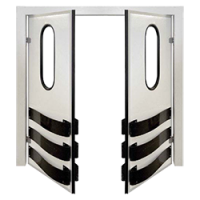 Дверь маятниковая двустворчатая (РБ)