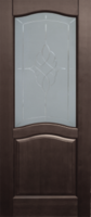 Дверь Лео ДО Тёмный орех, серия NEW