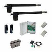 Комплект базовый привода SWING-24. В составе: комплект распашных линейных приводов DHSW24, блок управления распашными приводами на 24В  -  CB-SWING-24